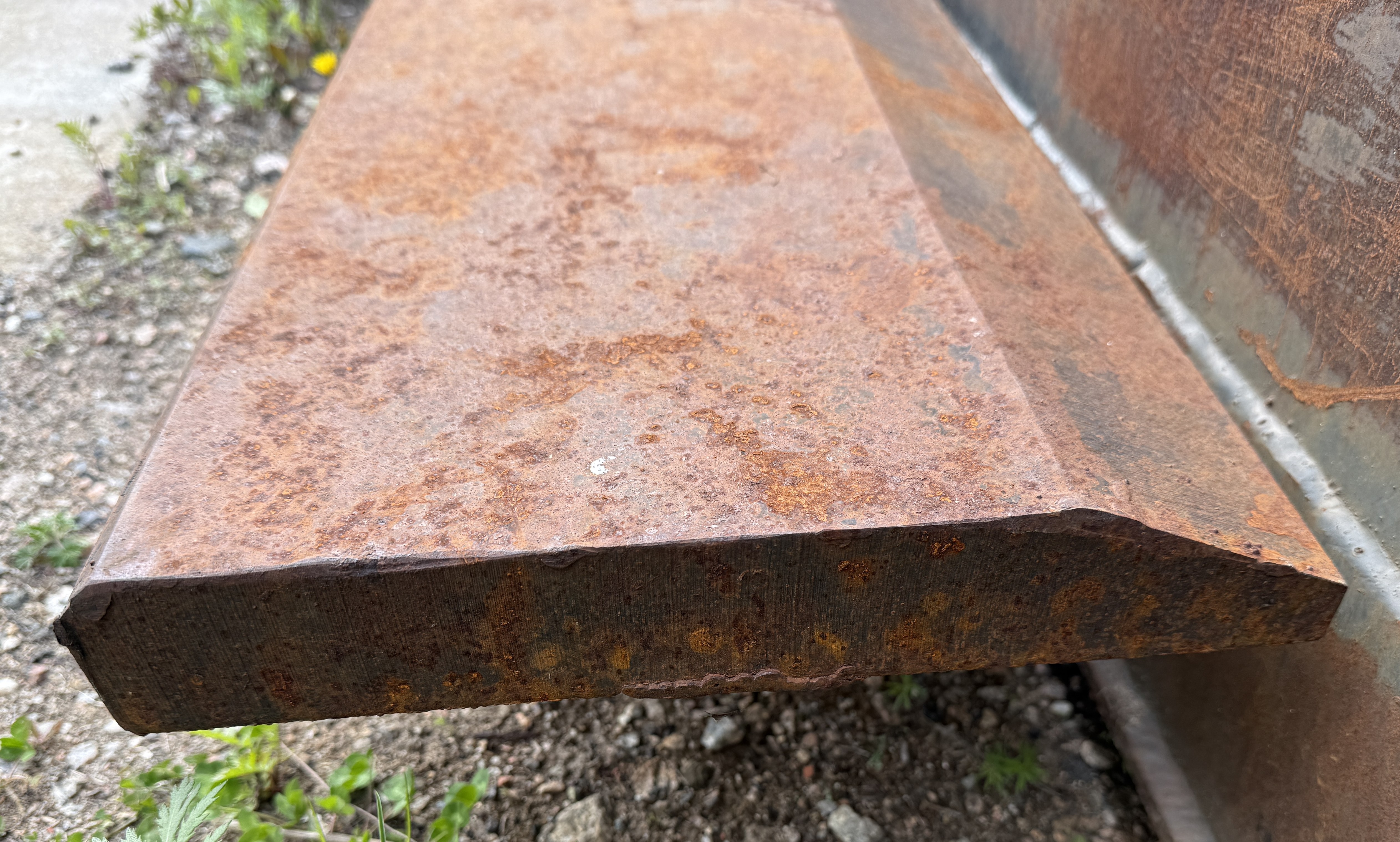 skärstål-skopstål 300x50mm